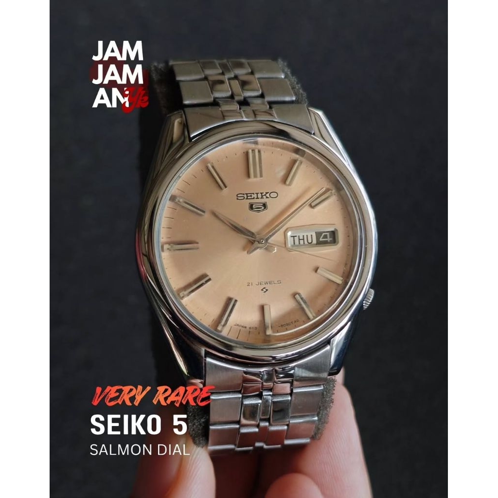 Seiko 5 Salmon Dial Vintage Automatic 6119