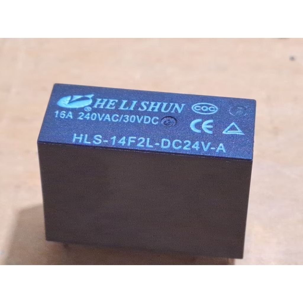 Relay 24Volt DC 6pin Besar HLS - 14F2L 16A ~ 240 Vac *;Promo * .