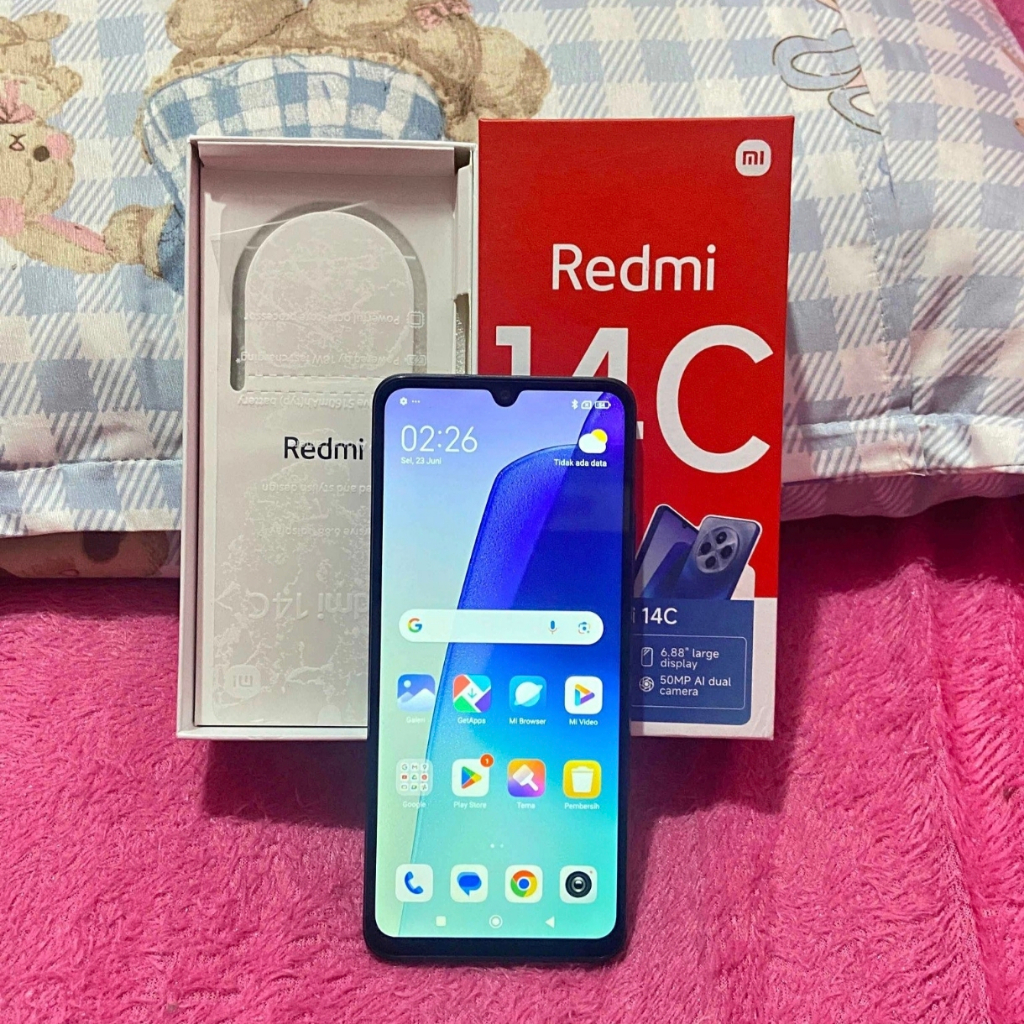Redmi 14C Bekas Termurah Resmi Indo IMEI Terdaftar Ram 6/128 dan 8/256 Fullset Xiaomi Redmi 14C