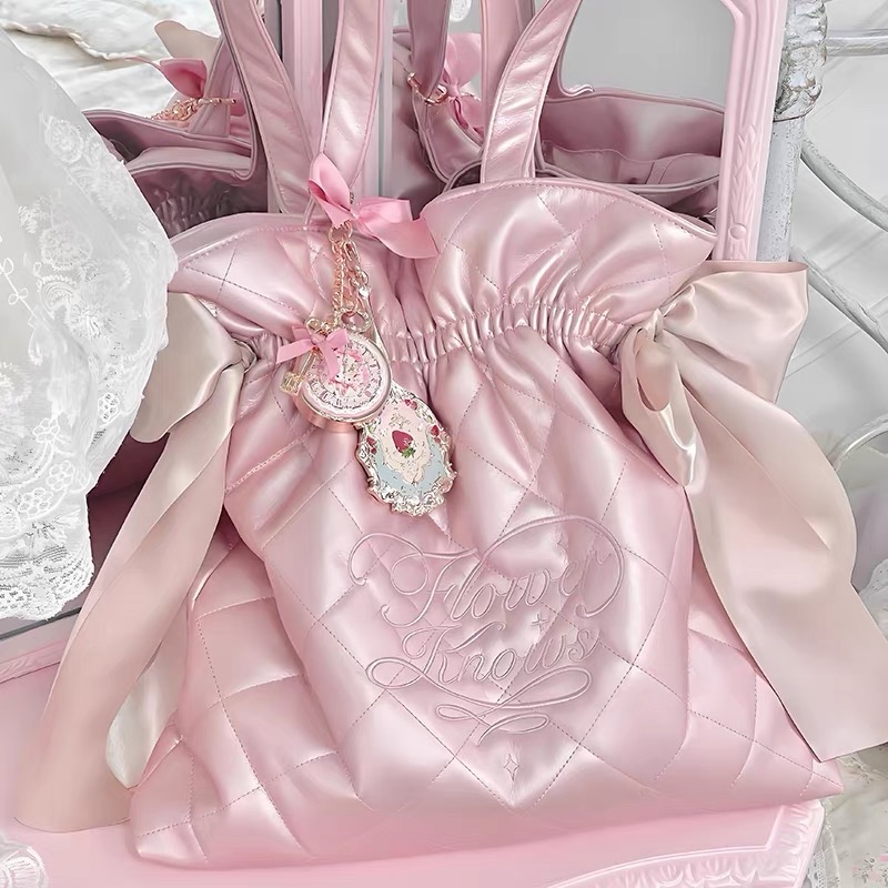 Flower Knows 2026 special live stream bag and mini strawberry rococo handmirror charm