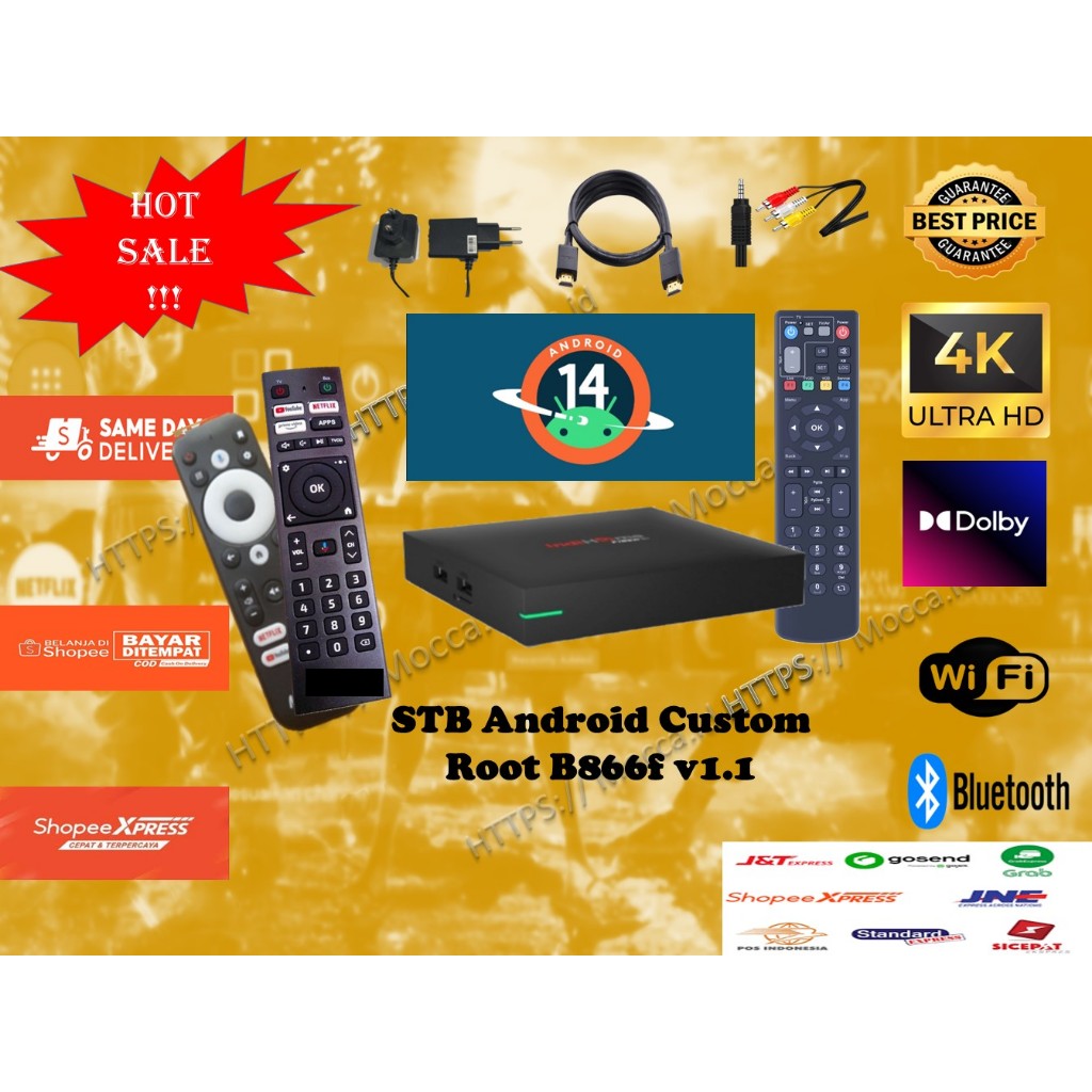 STB B866F Custom  Root Premium 4K android 14