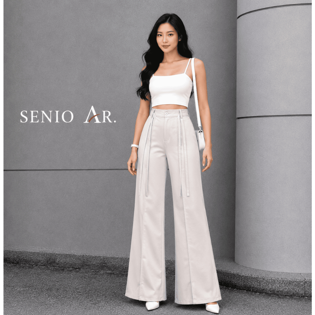 Wrap Revani Pants – Celana Kulot Wanita Highwaist Korean Style Celana Kerja Formal Celana Cutbray Wr
