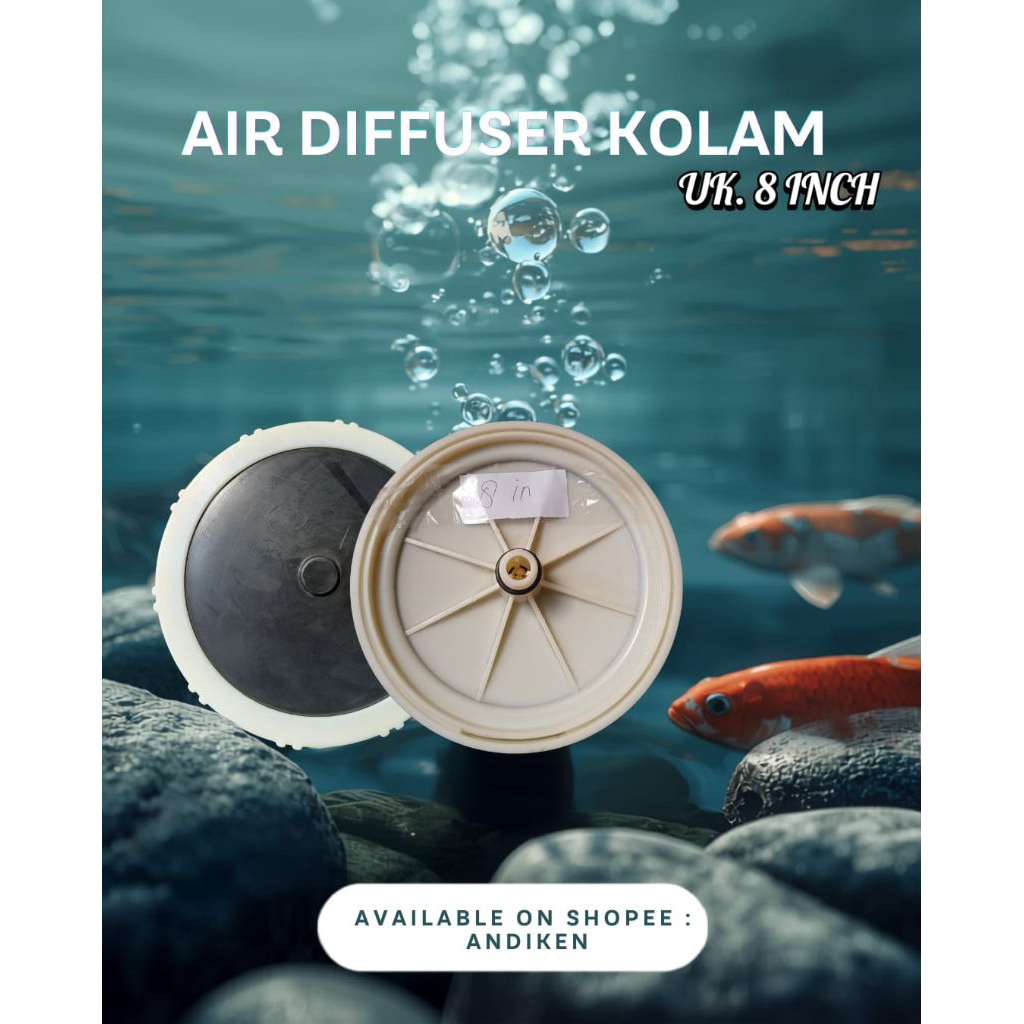 AIR DIFFUSER KOLAM IKAN UKURAN 8 INCH