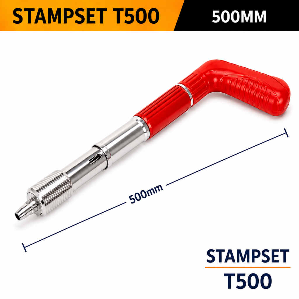 Stampset T500 Alat Paku Tembak Beton - Nail Gun Portable Profesional