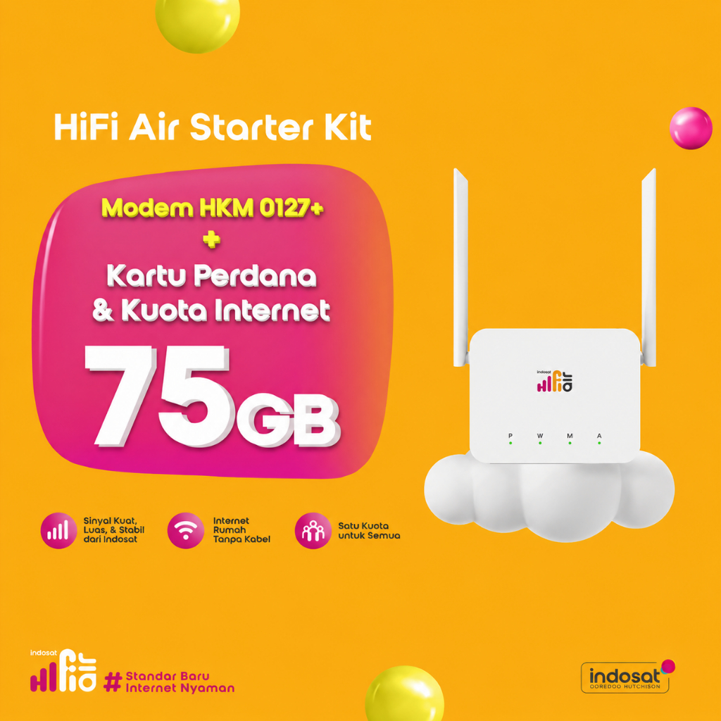 Modem Wifi Indosat Hifi Air HKM 0127