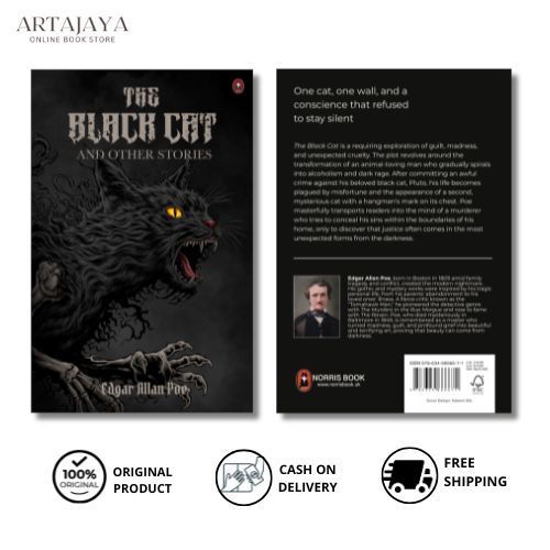 NOVEL THE BLACK CAT- NORRIS GOTHIC SERIES- BHS INGGRIS
