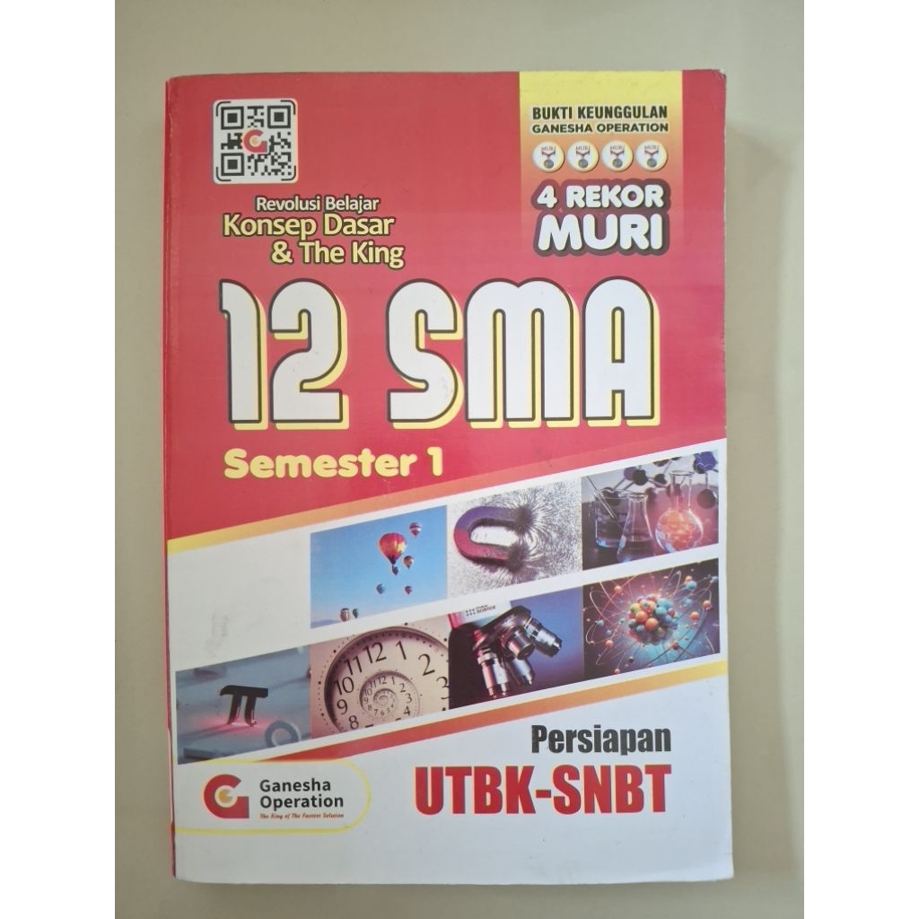 PRELOVED Buku UTBK Ganesha Operation kelas 12 SMA, kelas 11 SMA, Buku GO Mapel Peminatan MIPA Mtk, F