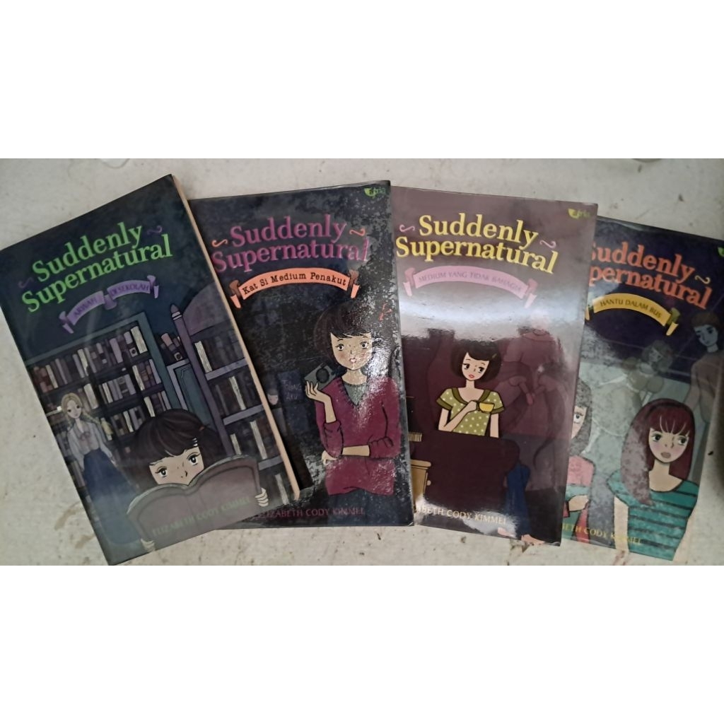 Novel Suddenly Supernatural 1-4end preloved