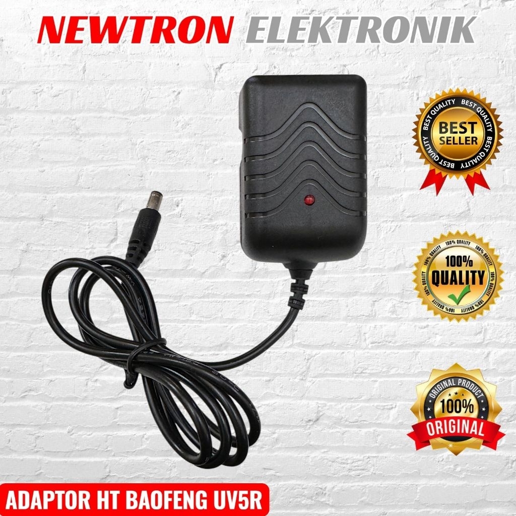 Adaptor Charger HT Baofeng UV5R UV82 Compatible VERTEC VT-5R VT-82 Pofung BJH Comteck Toriphone MERO