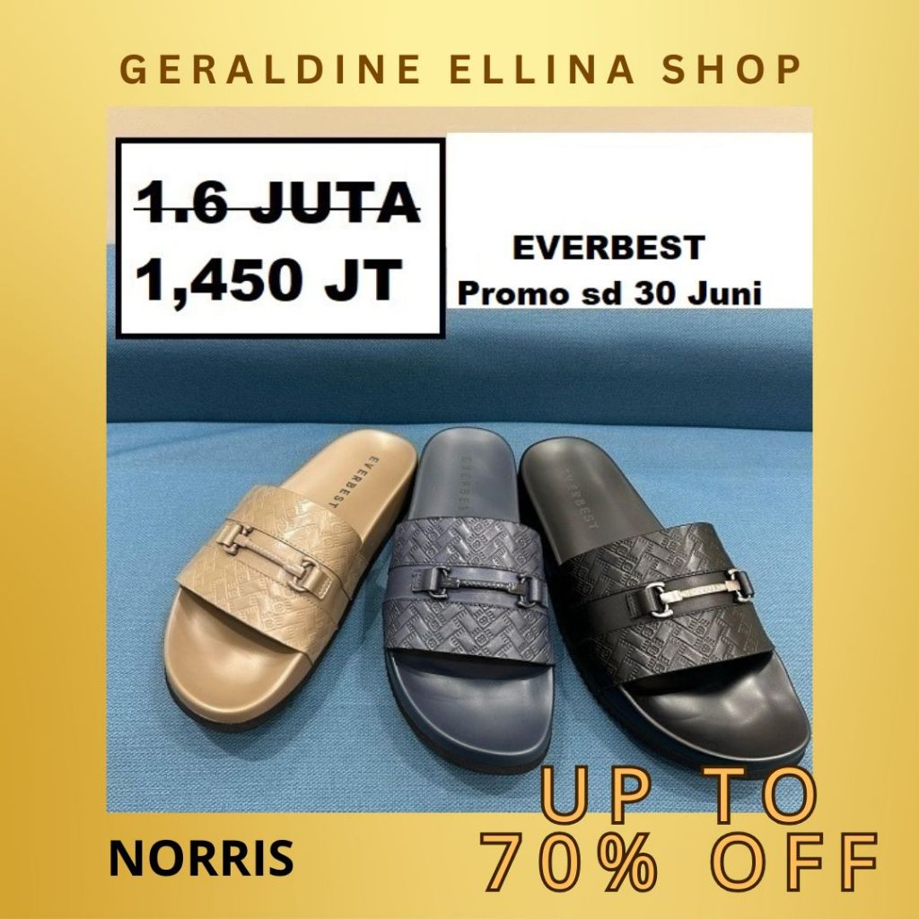 Sandal sendal EVERBEST pria original 100% seri NORRIS