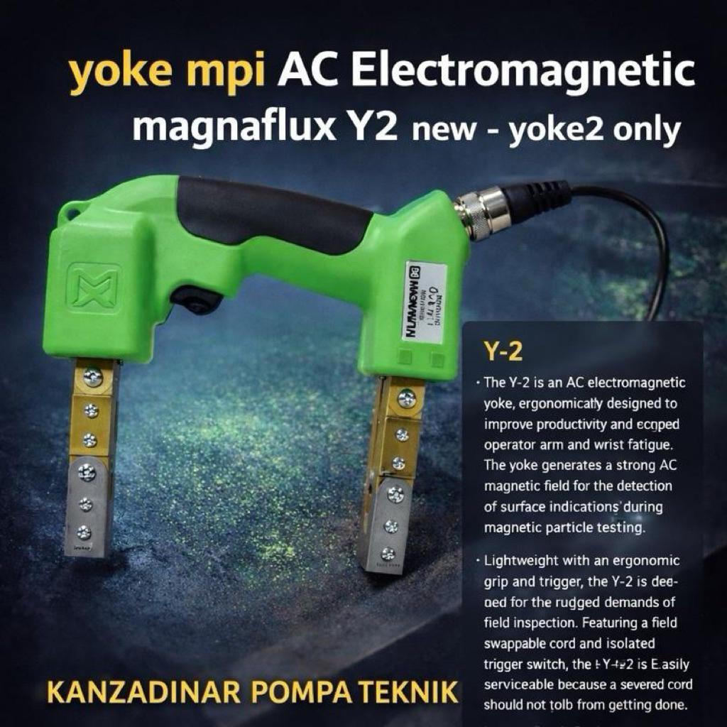 Yoke Y 2 Ndt magnetic particle inspection,AC Electromagnetic magnaflux