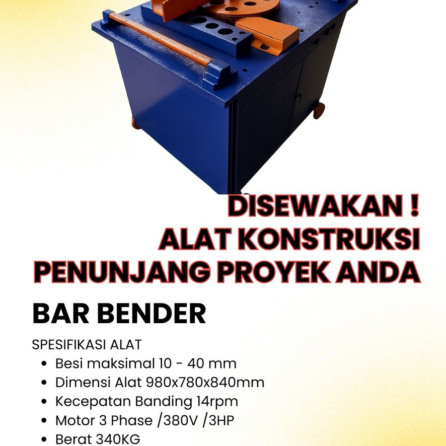 Bar Bender Bar Bending Proyek Konstruksi