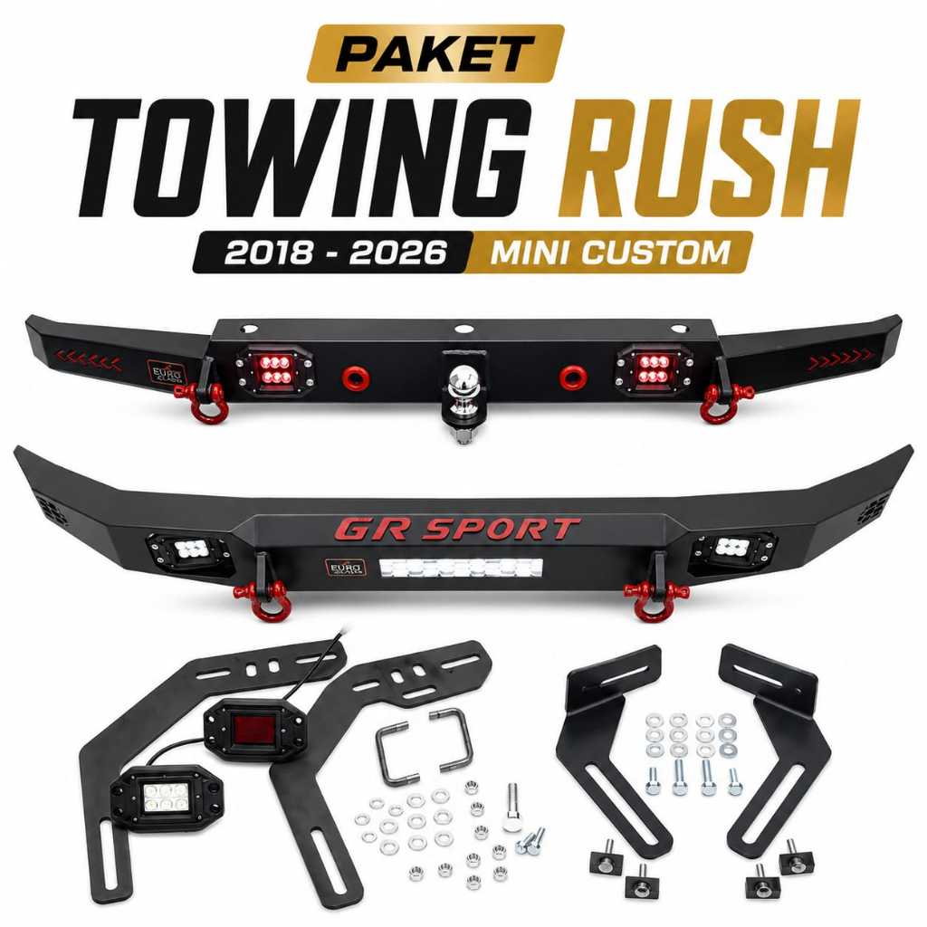 Paket Tanduk Depan Towing Belakang Rush 2018 Mini Custom