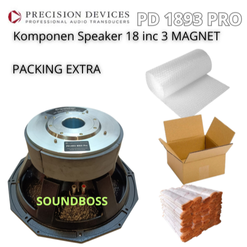 Component 18 Inch Triple Magnet PD1893PRO MKII Speaker Komponen PD 1893pro MKII