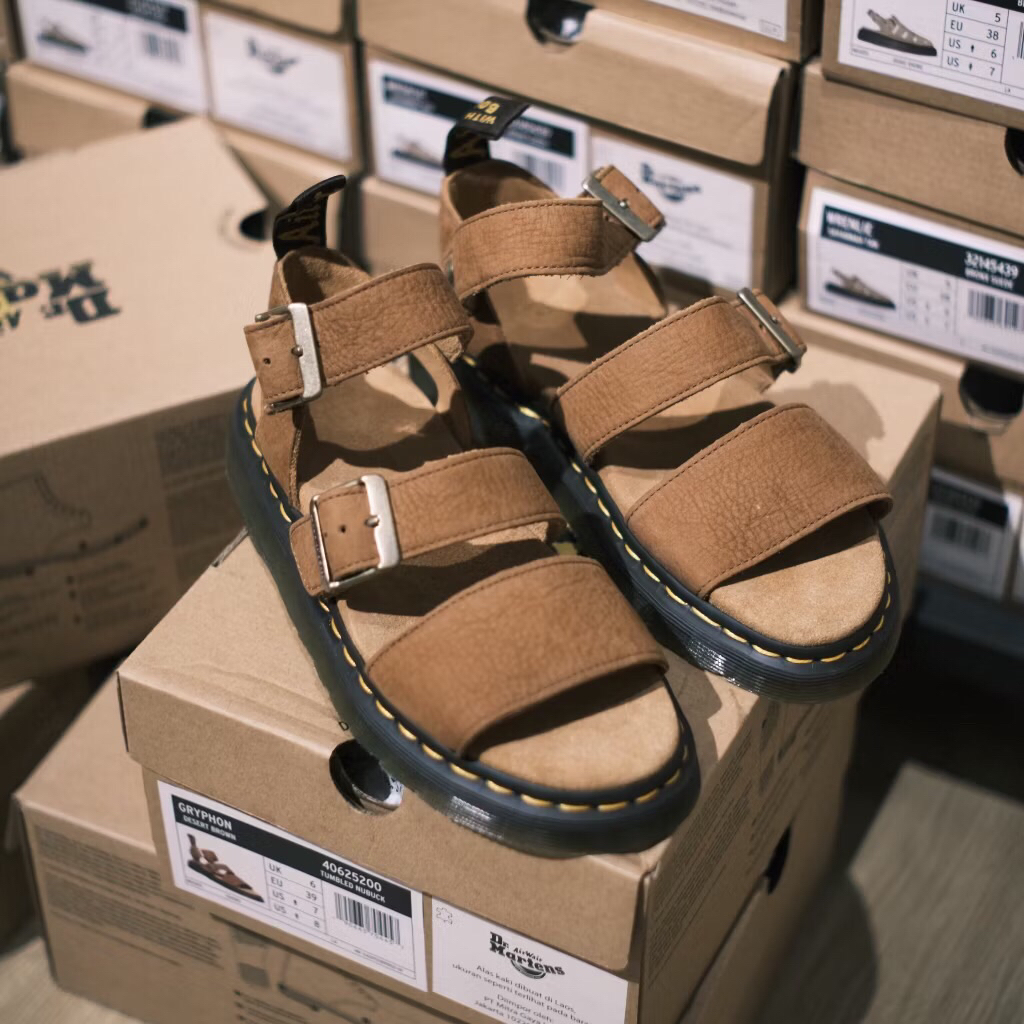 NEW Dr. Martens Gryphon Tumbled Nubuck sandals