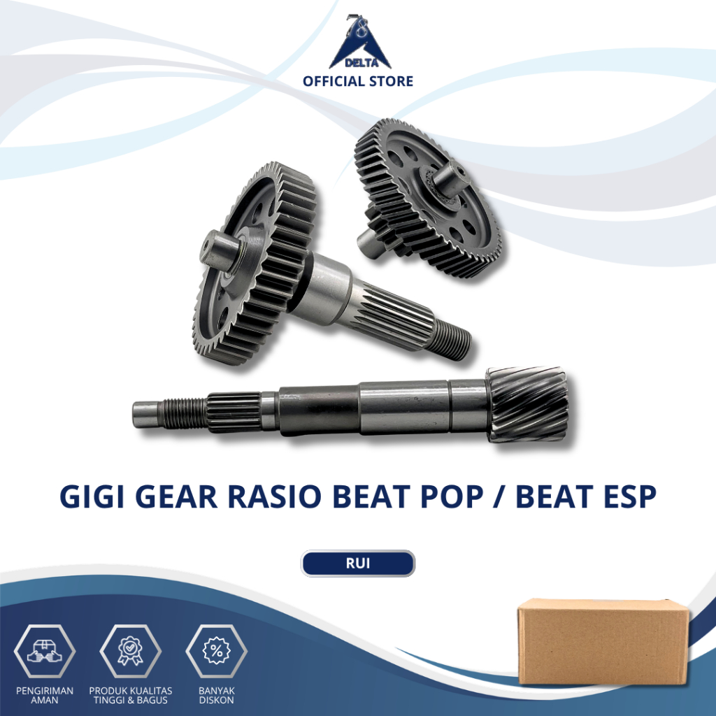 GIGI GEAR RASIO BEAT POP / BEAT ESP - GIR GEAR BOX SET HONDA BEAT FI ESP / NEW VARIO 110 FI ESP