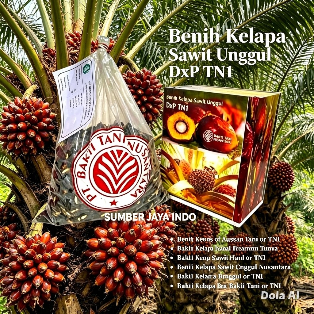 Bibit Sawit Unggul - 250 Butir, Bersertifikat, Mudah Ditanam - Tn1