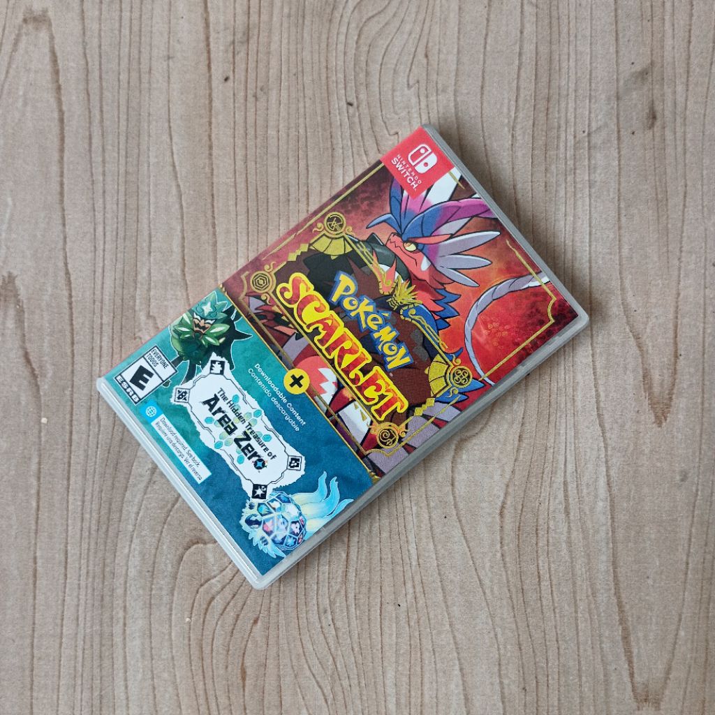 Nintendo Switch Game Pokemon Scarlet + DLC The Hidden Treasure of Area Zero Original Cartridge Ninte