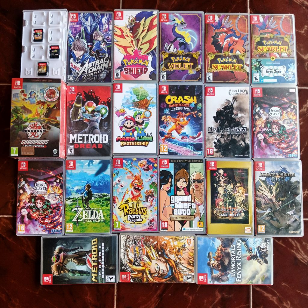 Kaset Cartridge Game Nintendo Switch Original