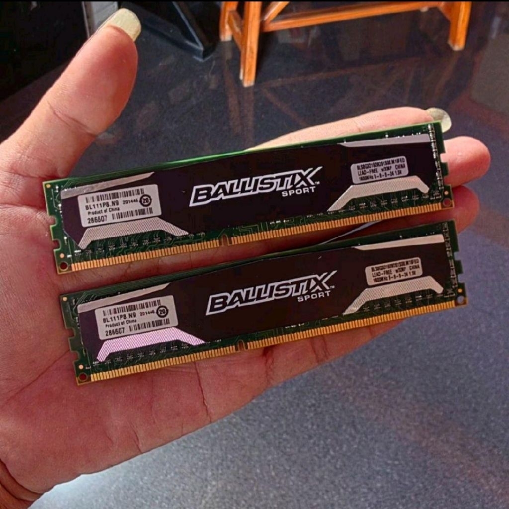 RAM/MEMORY PC KIT, CRUCIAL BALLISTIX 16GB DDR3 1600mhz