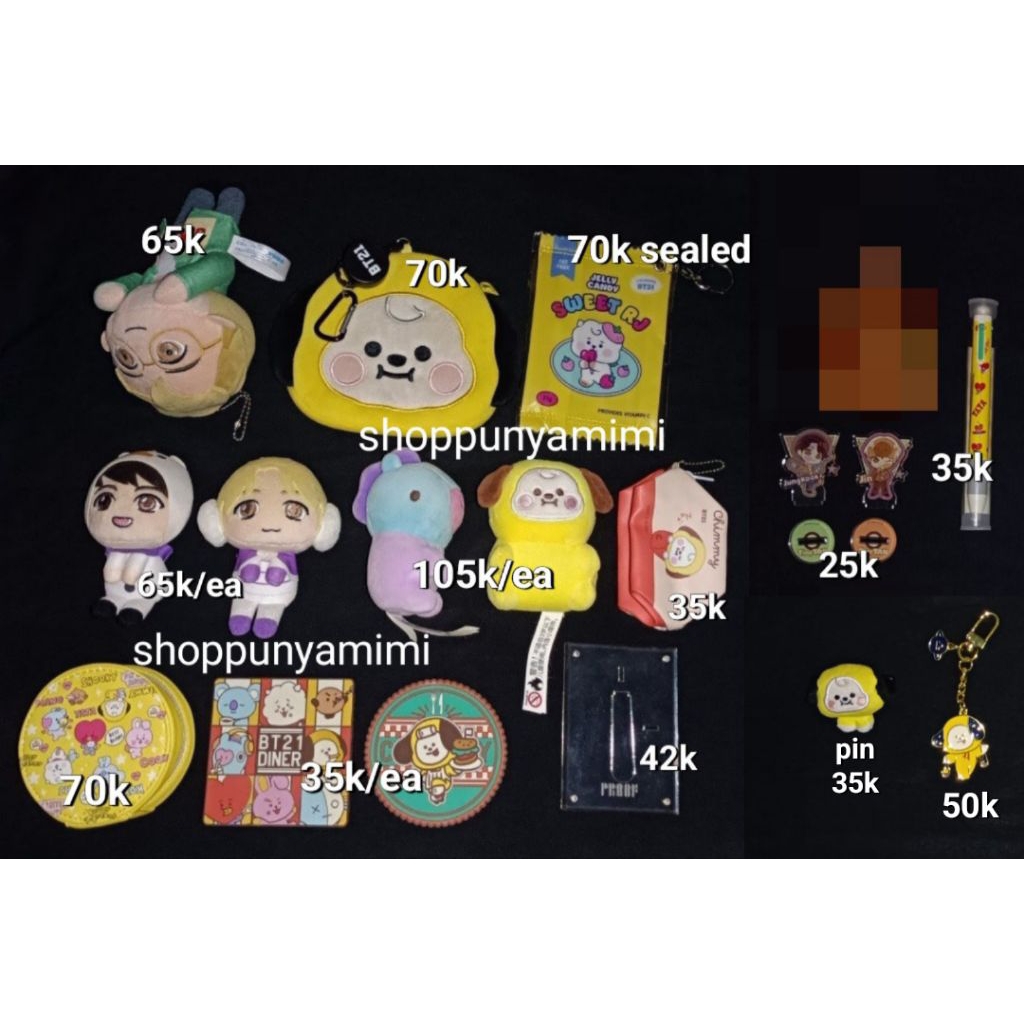  BACA DESKRIPSI  Merch Official BT21 Tinytan | Bagcharm Doll Jimin Dynamite | Jungkook Jimin Winter 