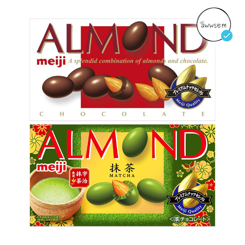 MEIJI Almond Chocolate Matcha JAPAN