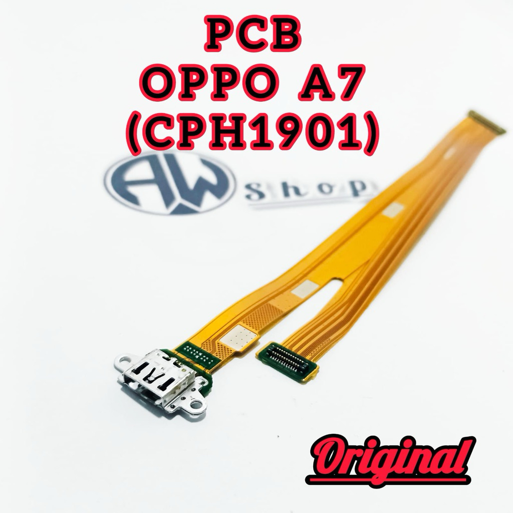 FLEXIBLE CAS OPPO A7 ORI CONNECTOR CHARGER FLEXIBEL CHARGER OPPO A7 ORI