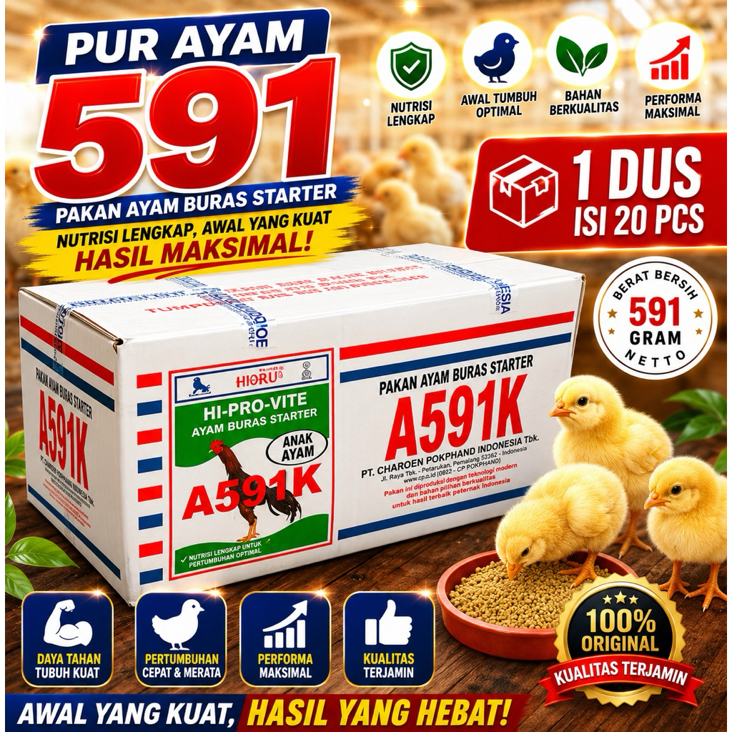 PUR AYAM A591K HI-PRO-VITE (1 dus)