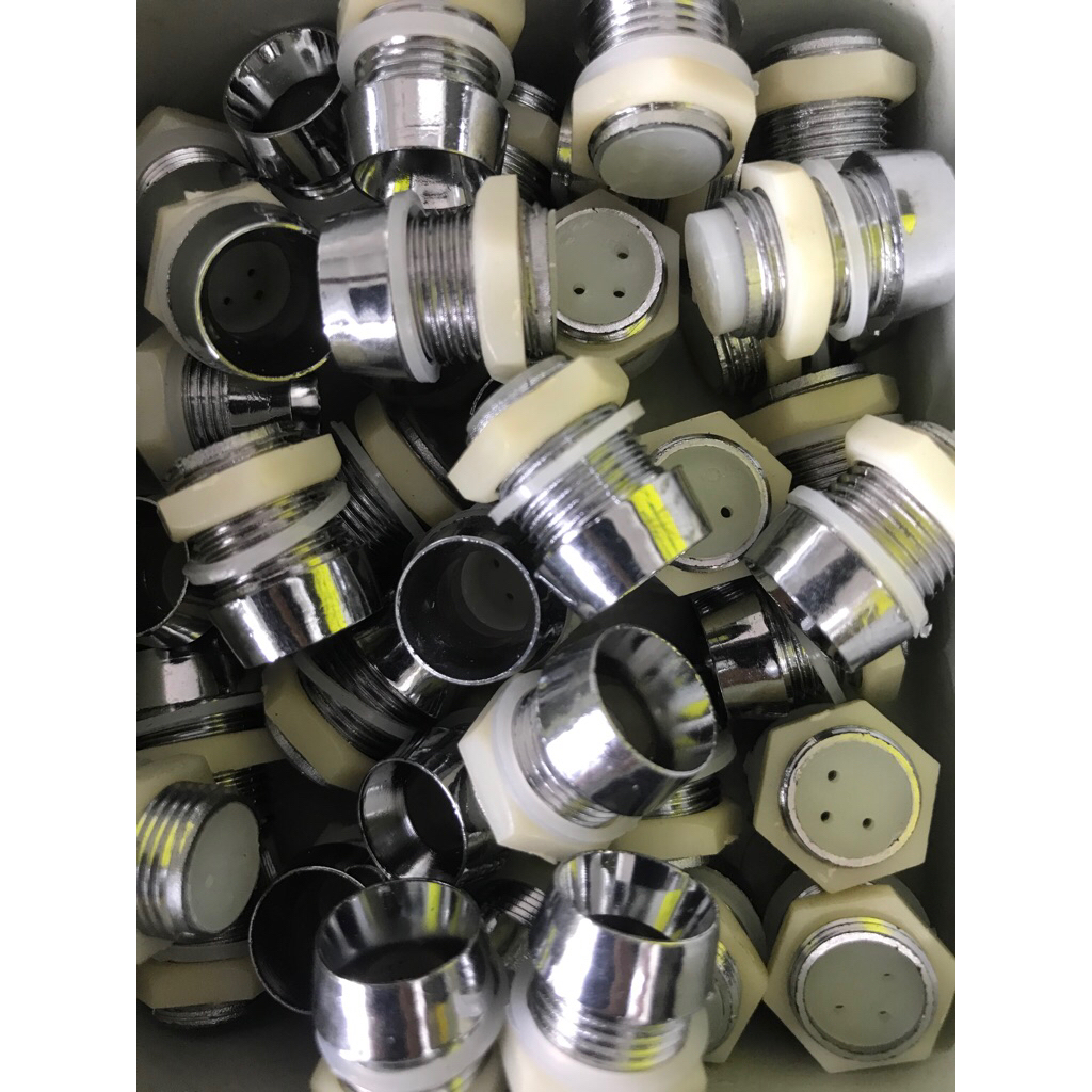 Holder Led 8mm Rumah Led 8mm Plastik Silver