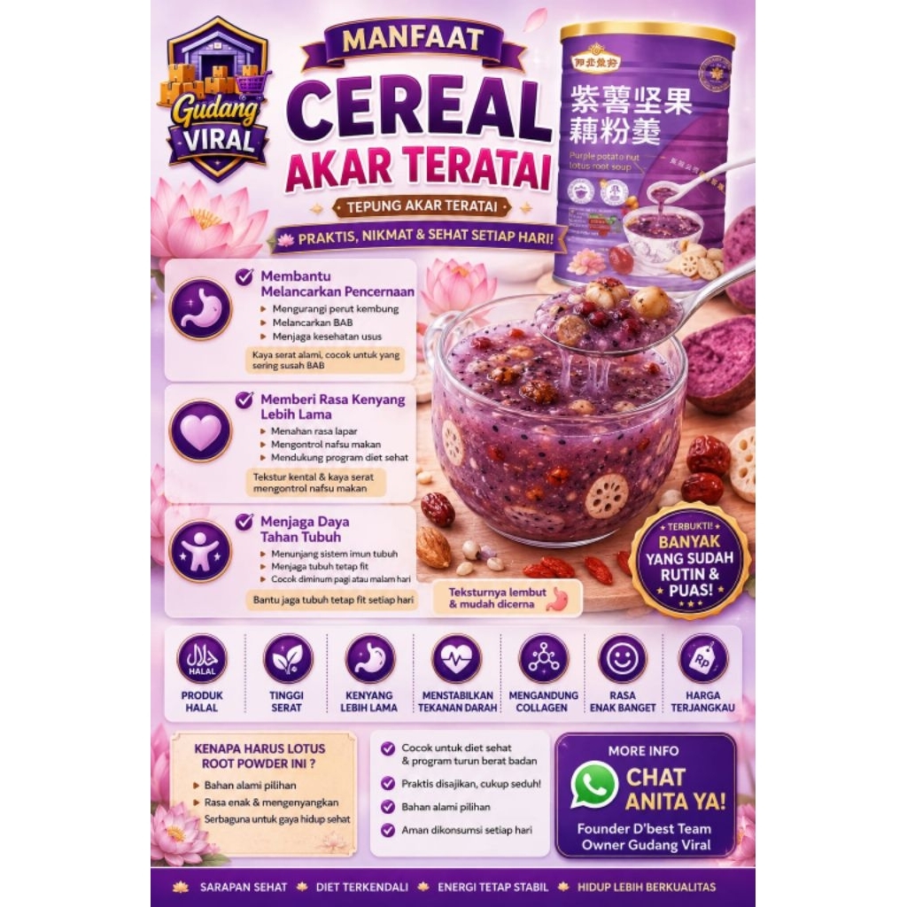 Cereal Akar Teratai