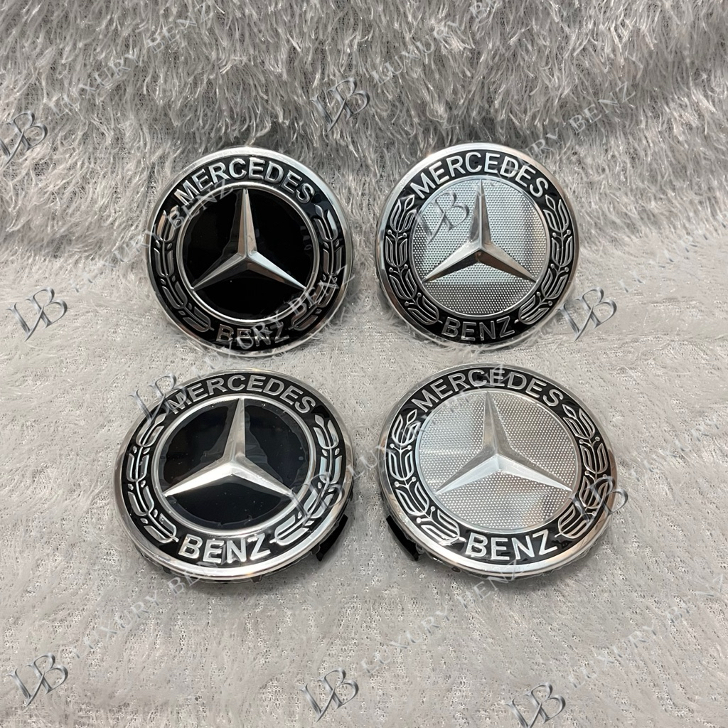 DOP RODA MERCEDES BENZ PADI PENUTUP VELG RODA MOBIL MERCY 75mm