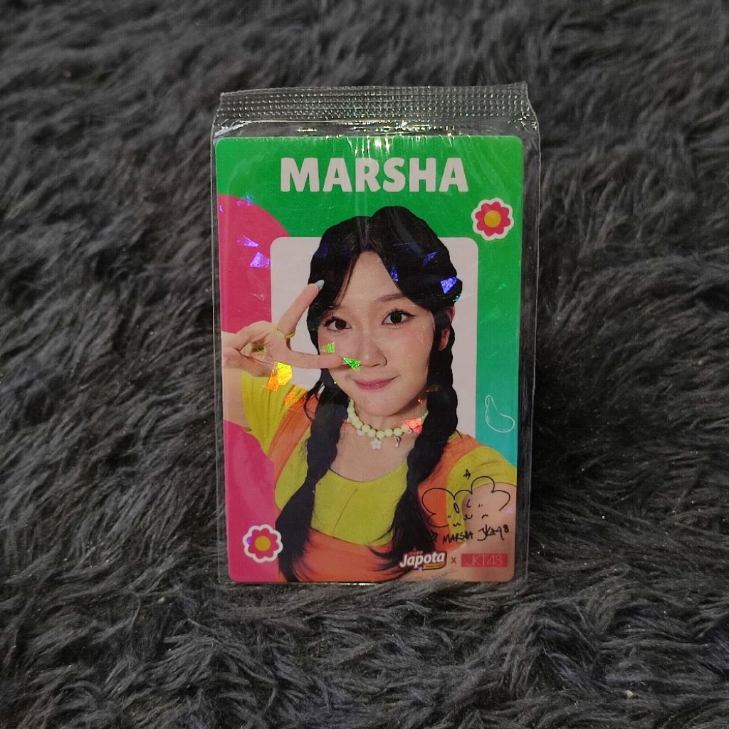 photocard marsha JKT48 x Japota V4 hologram/rare official