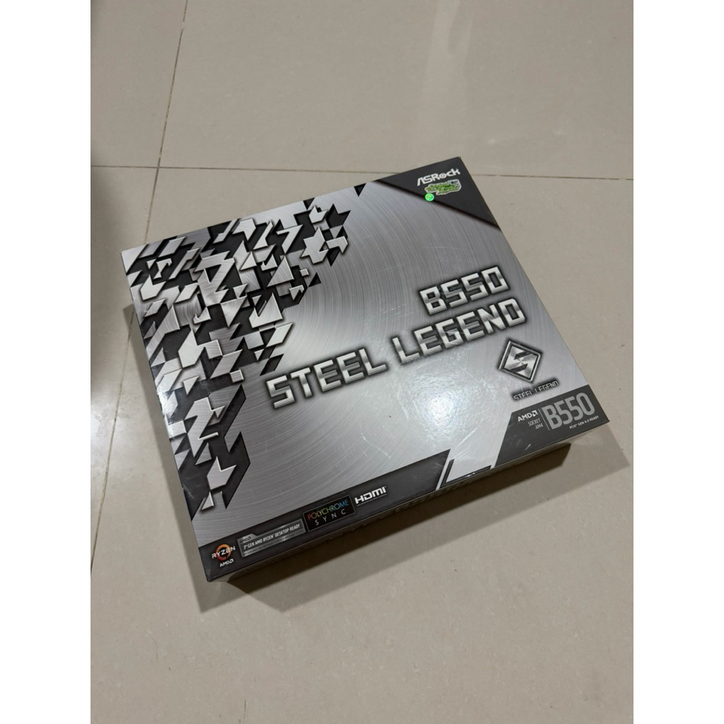 [SECOND] Motherboard Mobo Asrock B550 Steel Legend ATX AM4