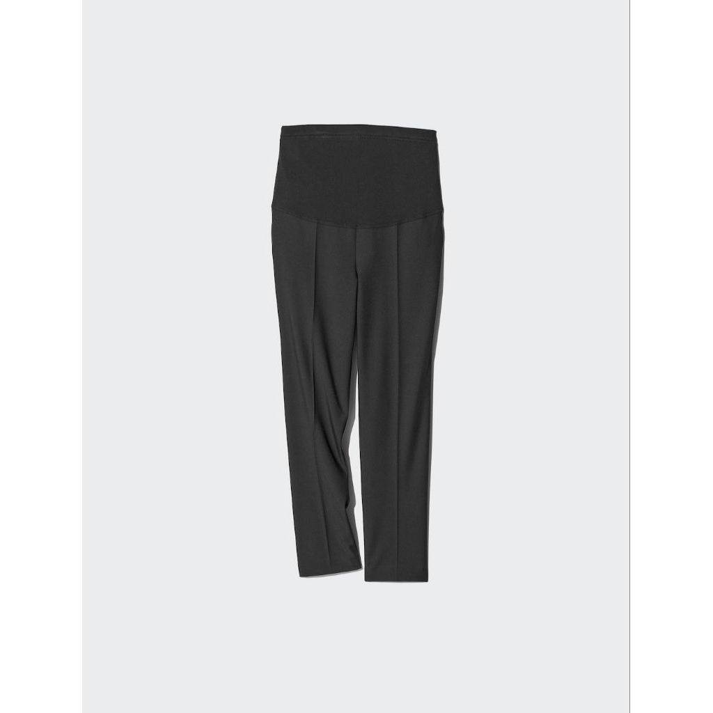 [Preloved] Uniqlo Smart Ankle Pants Maternity Pants L Black | Celana Hamil Uniqlo