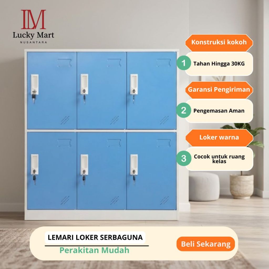 Lemari Loker Serbaguna  Lemari tas sekolah untuk ruang kelas sekolah Lemari TK