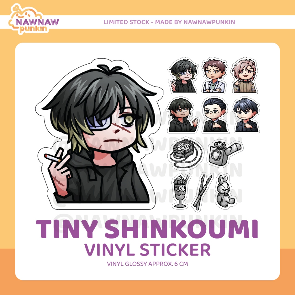 [Slow Damage Fanmerch] "Tiny Shinkoumi" Vinyl Sticker