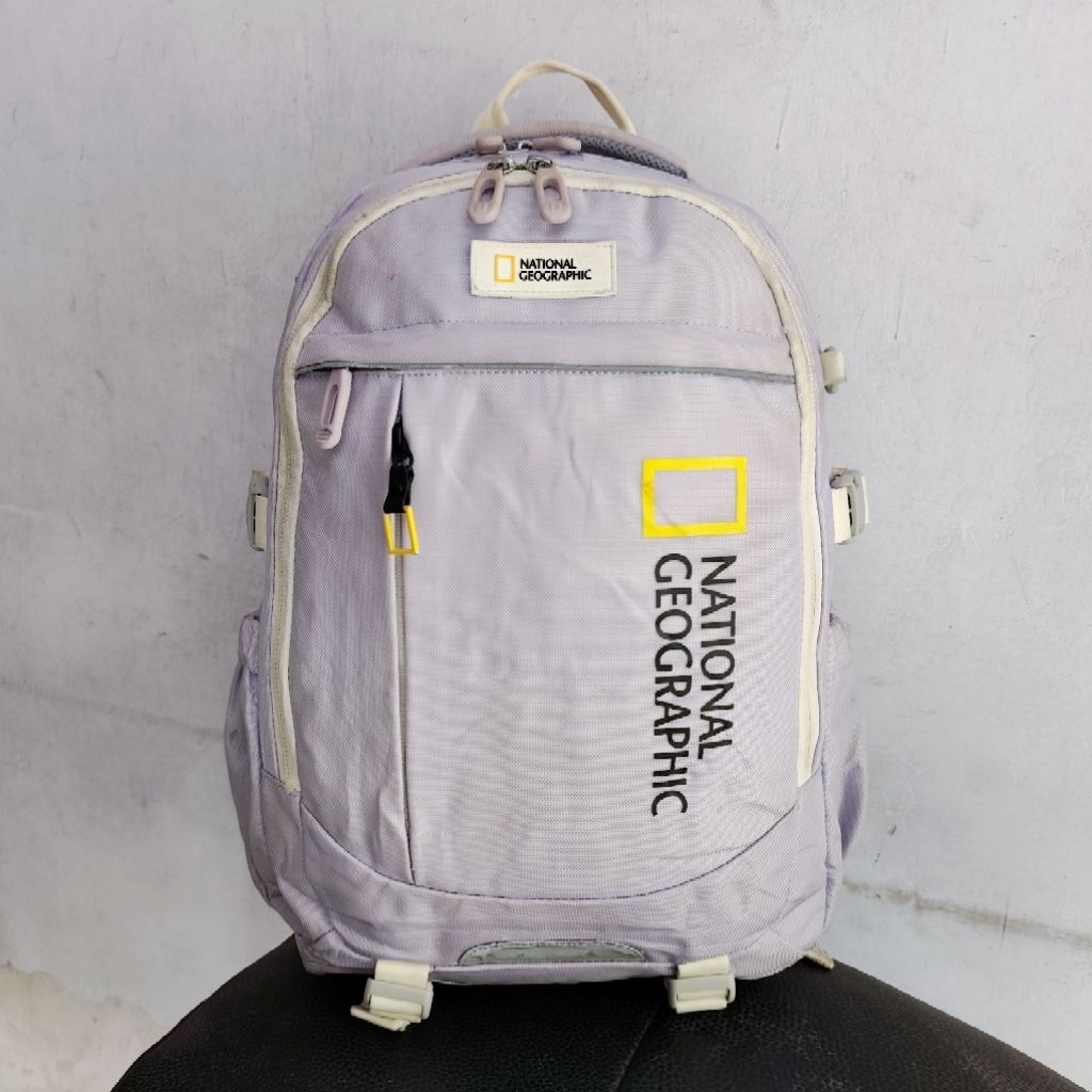 Natgeo Backpack / Ransel Sekolah Natgeo Purple