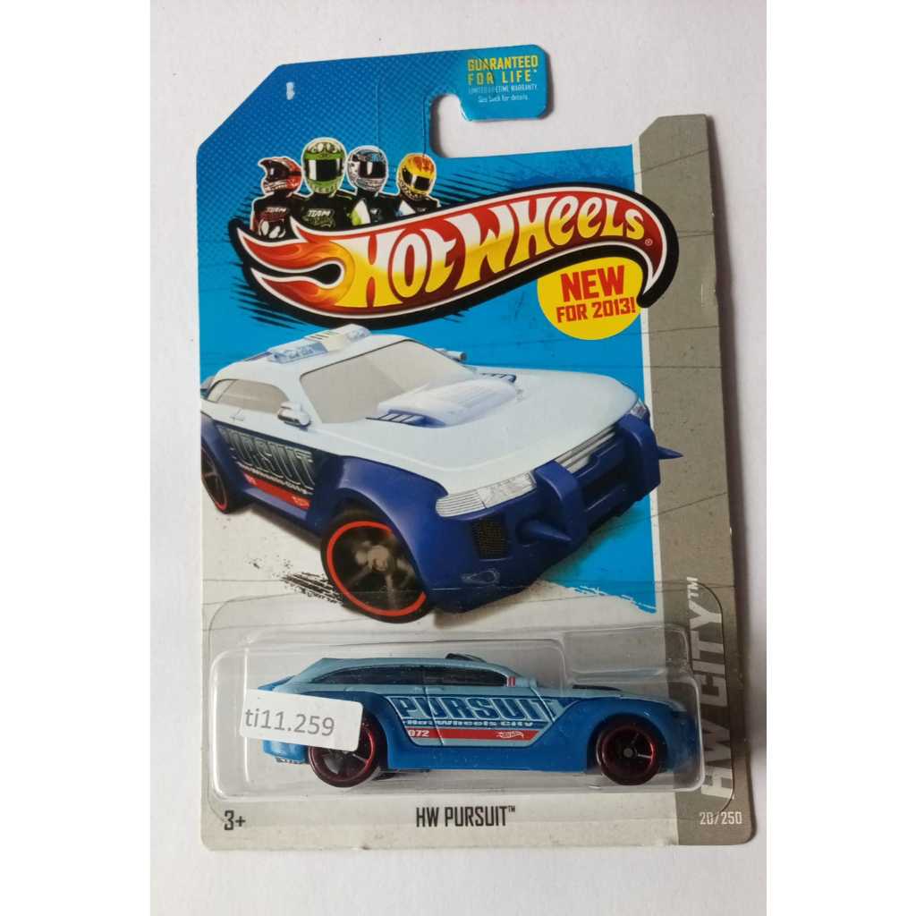 Hot Wheels - HW Pursuit Blue HW City New For 2013 No.072