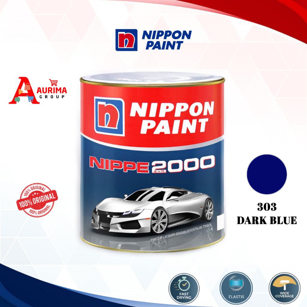 CAT DUCO DARK BLUE-303 NIPPE 2000 CAT MOBIL REPACK