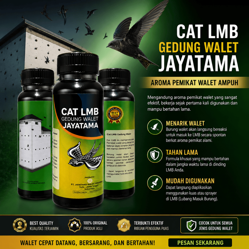 CAT LMB GEDUNG WALET JAYATAMA, CAT HITAM, CAT JAYATAMA