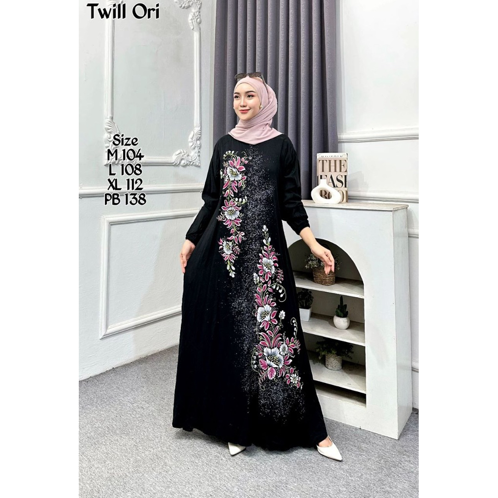 Asha Batik_ Gamis tuwil ori pekalongan | cap malaman