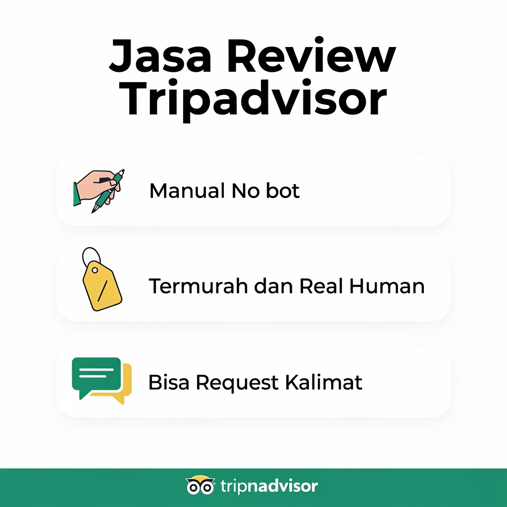 Jasa Review TripAdvisor Garansi 100% Terbaik