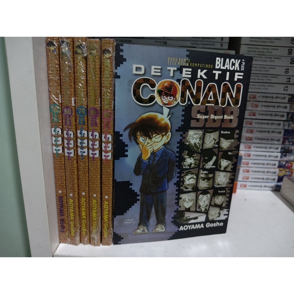 Detektif Conan SDB 50-90 Segel dan Black Plus kolpri