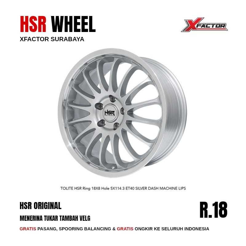 VELG MOBIL R18 HSR TOLITE HSR R18X8 5X114,3 ET40 SDML 4 PCS VELG
