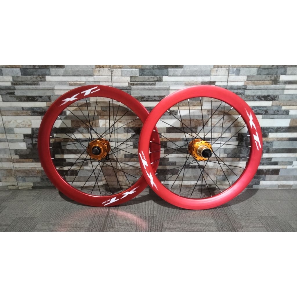 wheelset 20 inch 406 hub jangkrik