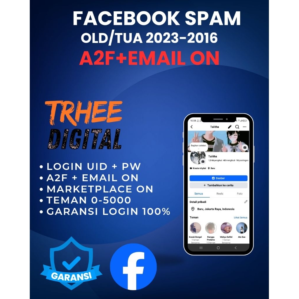 FB Old Spam Rawatan, Udah Kuat Bergaransi