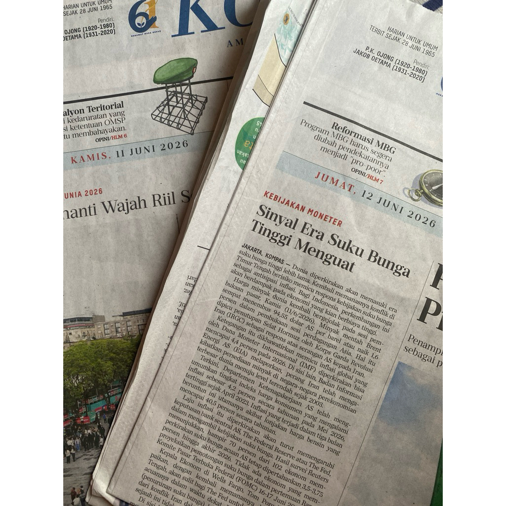 Nostalgia baca Koran Kompas