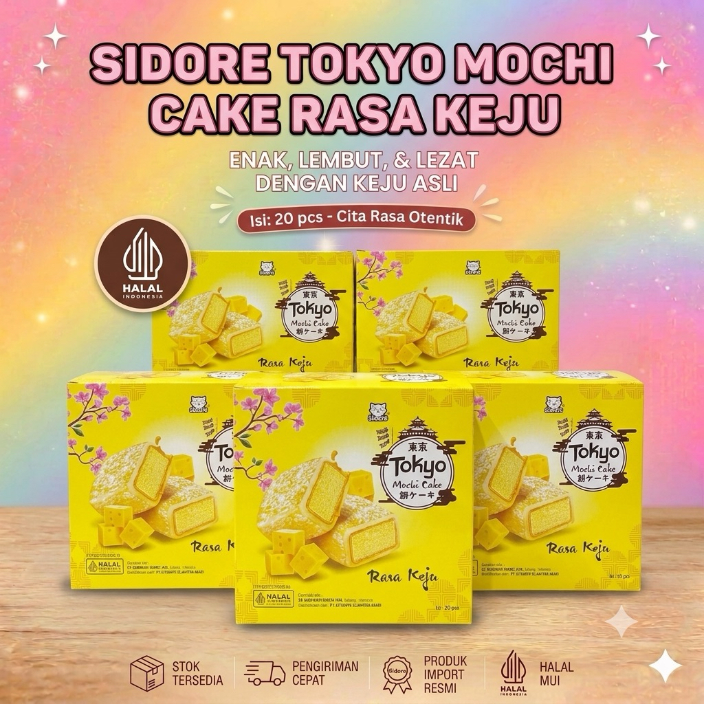 TOKYO MOCHI RASA KEJU - Isi 20 Pcs