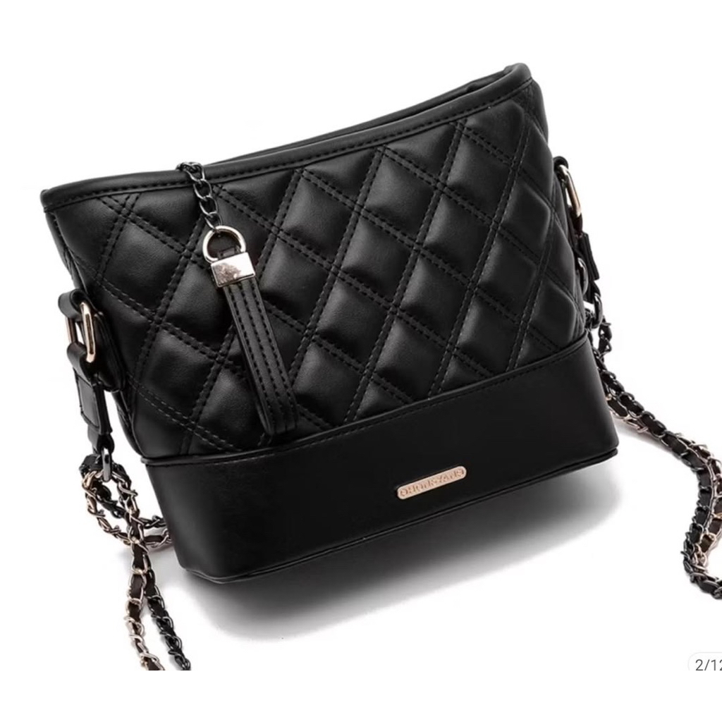 Preloved - HONYAN Tas Wanita Selempang Wanita Slingbag Cewek - Gabrielle 2.0  Sling Bag (HITAM) Bisa