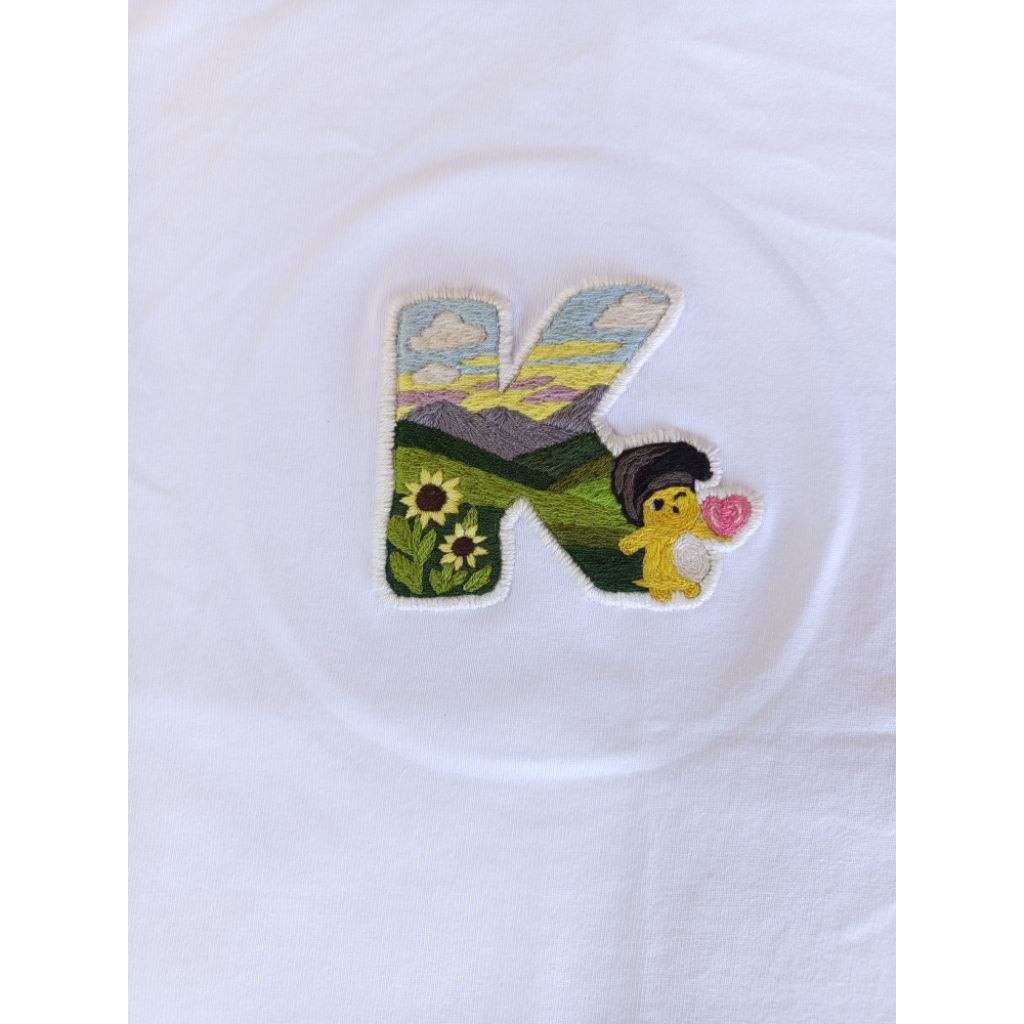 Embroidery Alphabet Patch | Sulam Huruf | Sulam Karakter | Patch Custom